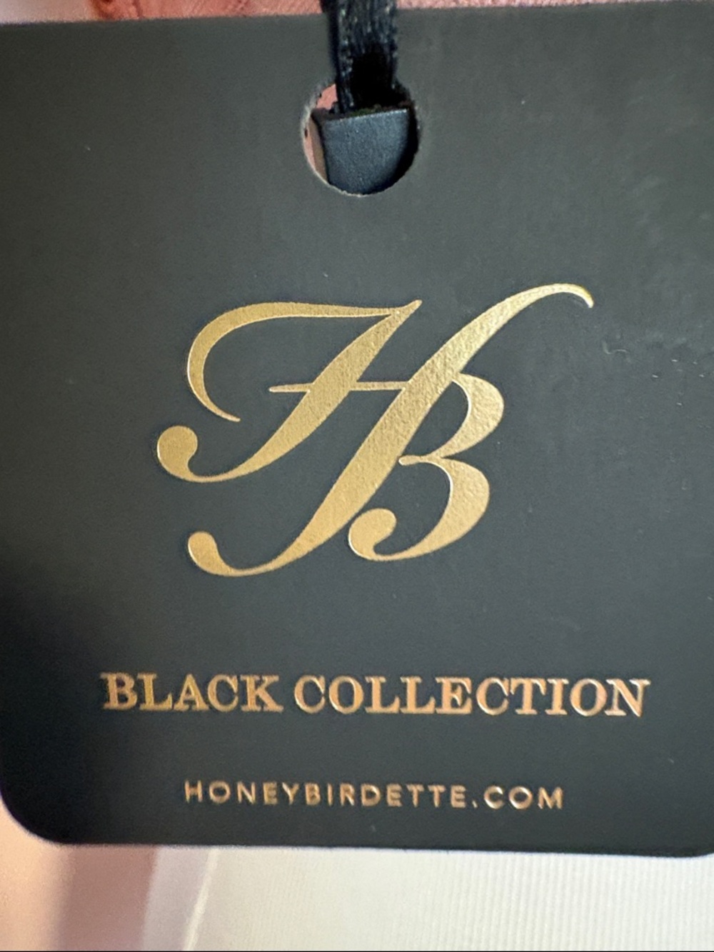 Honey Birdette Metallic Rose-gold push-up plunge bra and high waist Brazilian - Picture 5 of 8